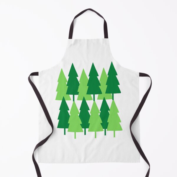 Item preview, Christmas Tree pattern in alternating greens designed and sold by Rabbitti.