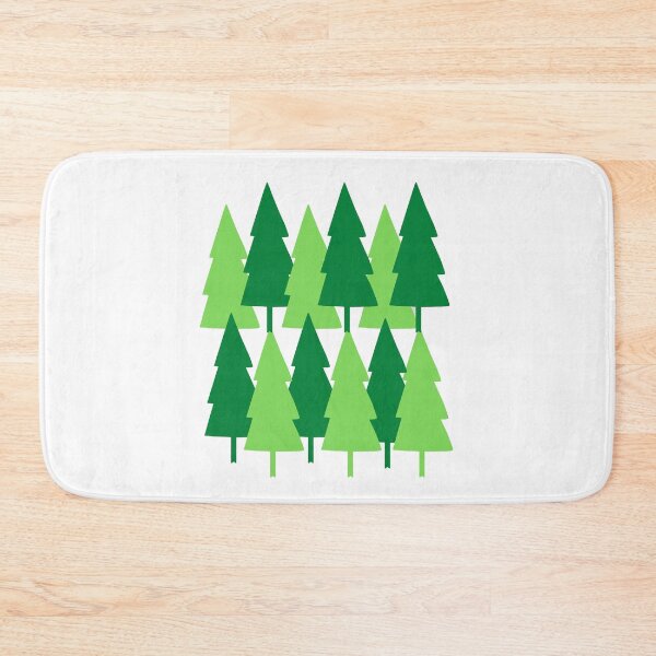 Item preview, Christmas Tree pattern in alternating greens designed and sold by Rabbitti.