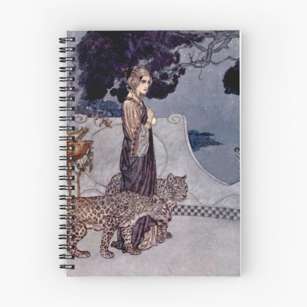 Item preview, “Circe With Leopards” by Edmund Dulac designed and sold by PatricianneK.