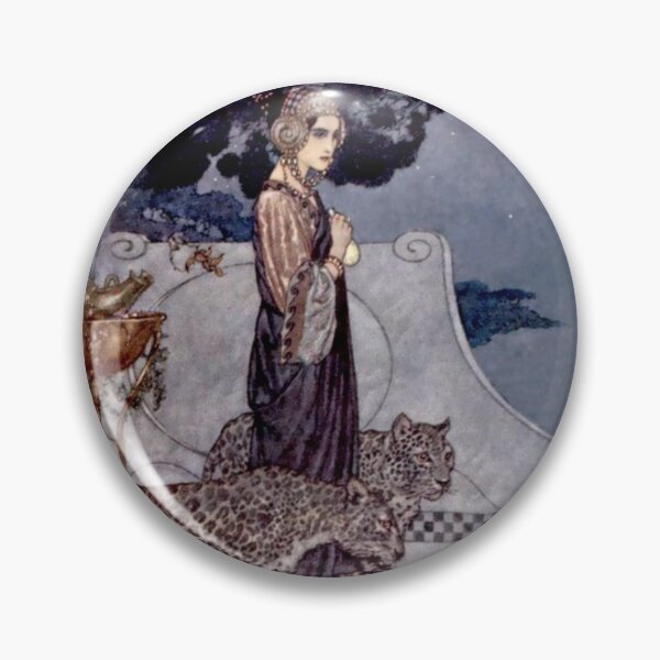 Item preview, “Circe With Leopards” by Edmund Dulac designed and sold by PatricianneK.
