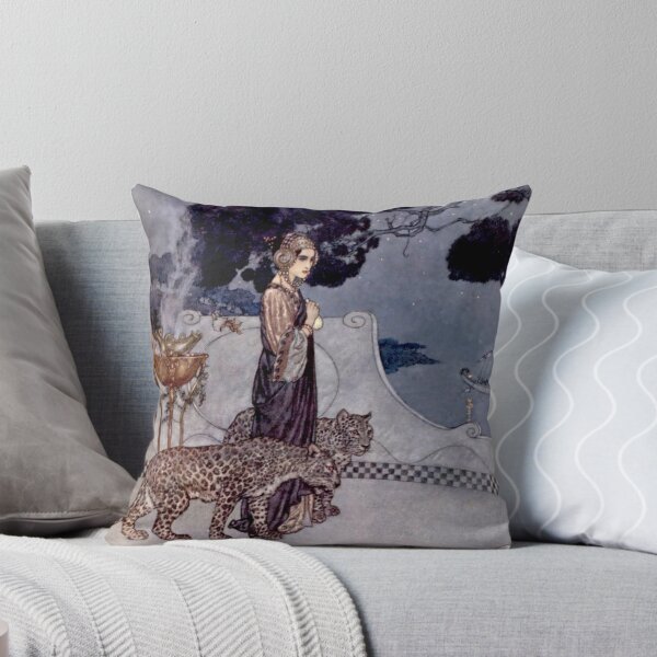 Item preview, “Circe With Leopards” by Edmund Dulac designed and sold by PatricianneK.