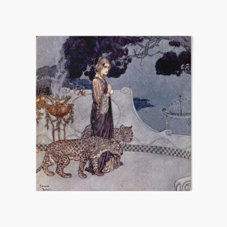 Item preview, “Circe With Leopards” by Edmund Dulac designed and sold by PatricianneK.