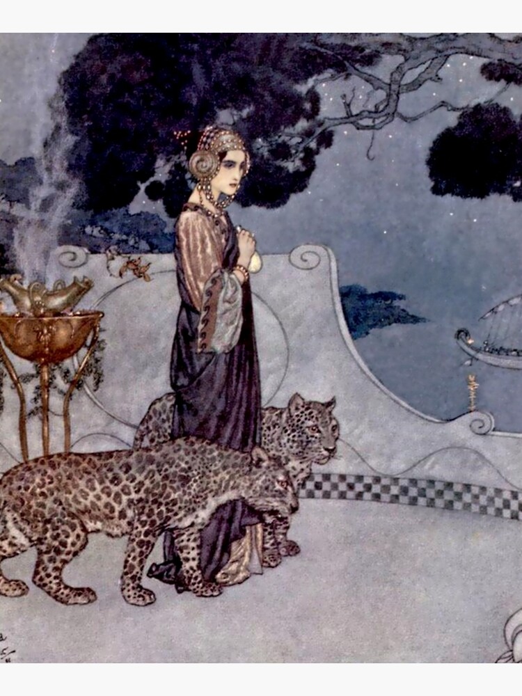 “Circe With Leopards” by Edmund Dulac by PatricianneK