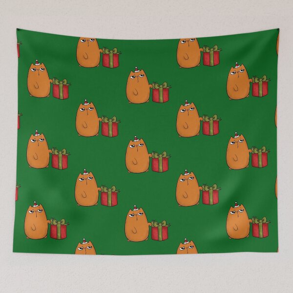 Item preview, cat merry christmas designed and sold by WOWSOMETHINGNEW.