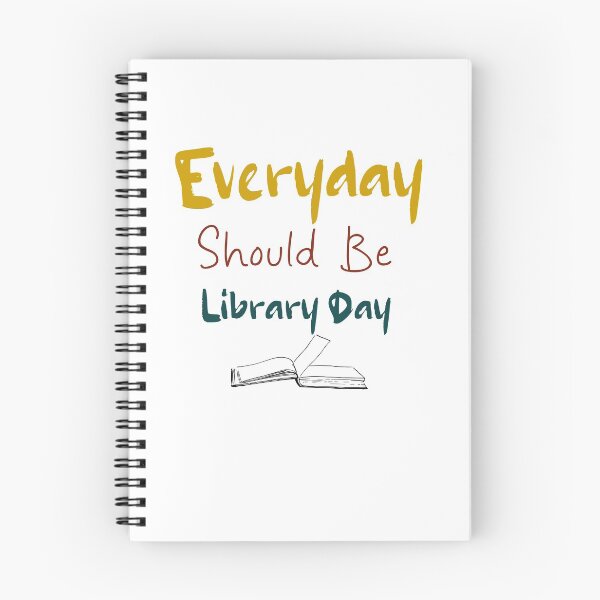 Item preview, Everyday Should Be Library Day  Vintage   ,  Best Gift For Books Lover designed and sold by Soukainadesign.