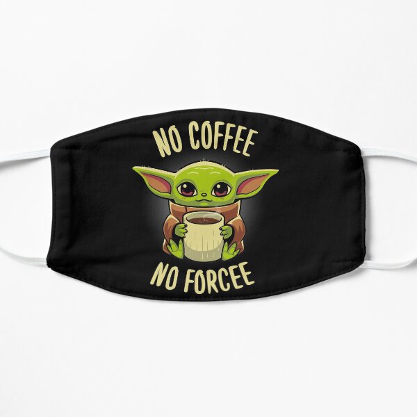 No coffee no forcee - Cute Grogu - A Clan of two Mask