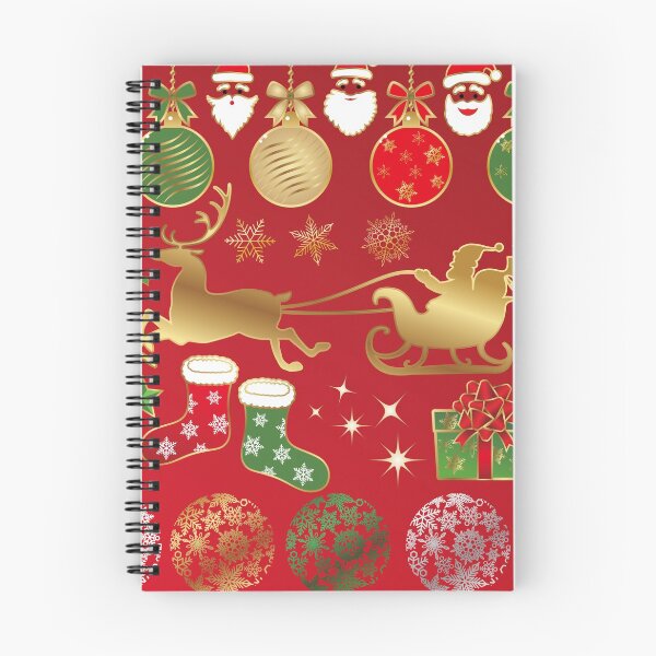 Item preview, Beautiful Red, Gold and Green Christmas Pattern designed and sold by CreatedForYou.