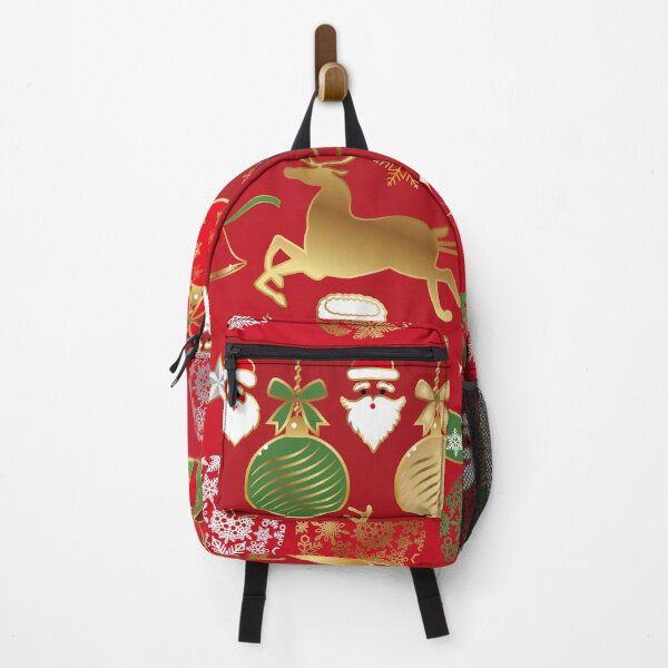 Item preview, Hermoso patrón de Navidad rojo, dorado y verde designed and sold by CreatedForYou.