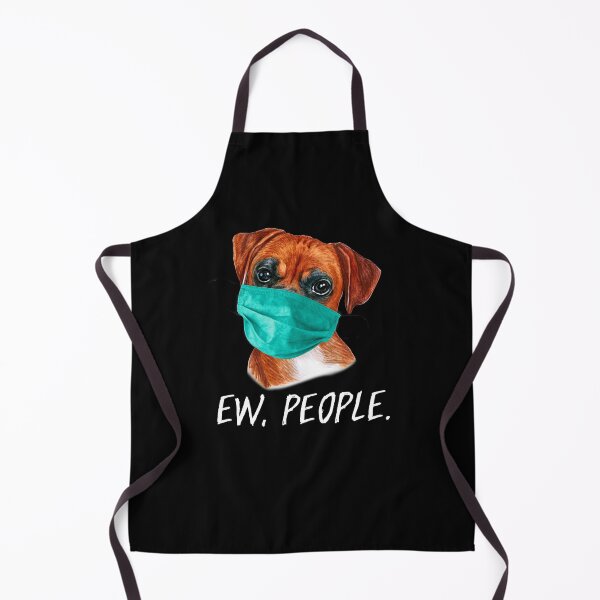 Item preview, BOXER dog wearing a face mask EW PEOPLE designed and sold by theshirtinator.