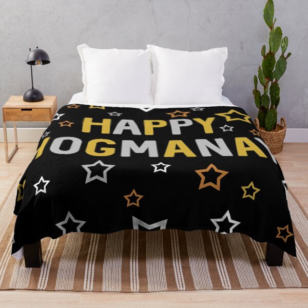 Item preview, HAPPY HOGMANAY METALLIC TONE CELEBRATION DESIGN designed and sold by MacPean.