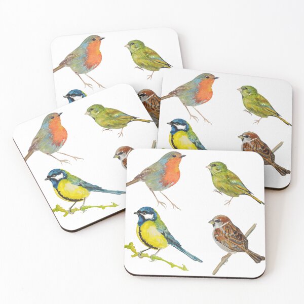 Item preview, 4 small UK birds  designed and sold by Hayley Holliday.
