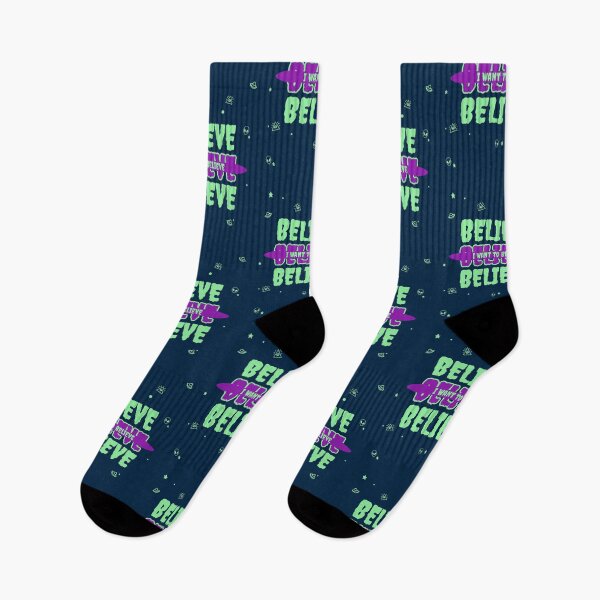 Item preview, I Want To Believe in Aliens UFO Alien Sky Design to Turn Heads.  designed and sold by UrTops.