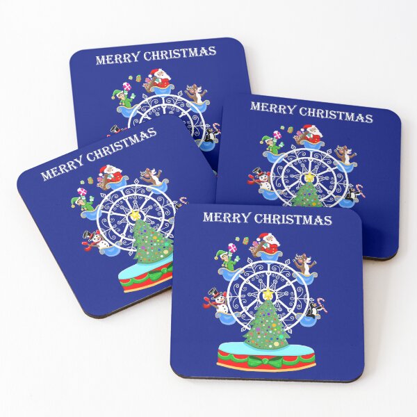 Item preview, Merry Christmas Carnival Ferris Wheel  designed and sold by Deborah Camp.
