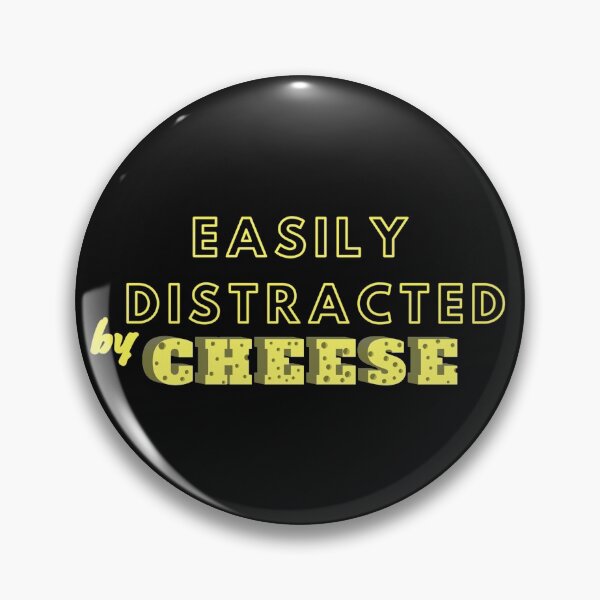 Item preview, Easily distracted by cheese-cheese lovers designed and sold by wiwiart.