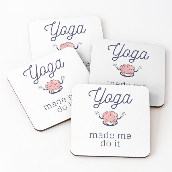 Item preview, YOGA made me do it - funny yoga t-shirt designed and sold by missmarylin.
