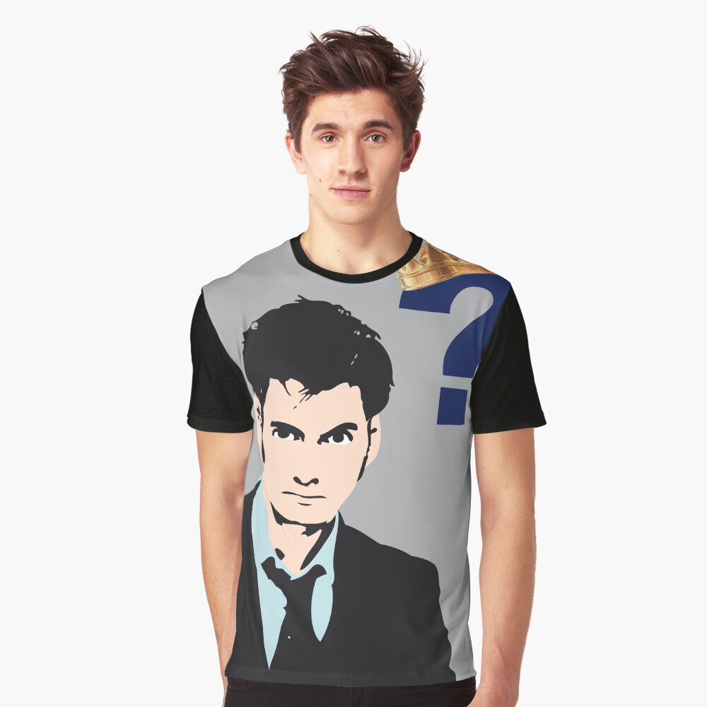 David Tennant Concrete (Who?/Hamlet?) Camiseta gráfica