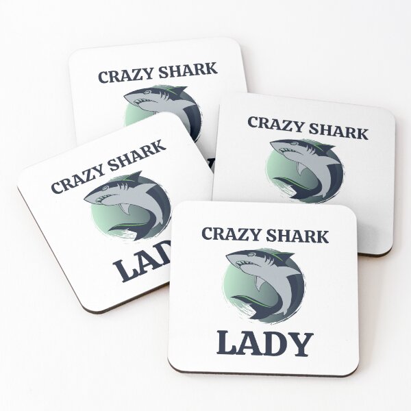 Item preview,  Crazy Shark Lady designed and sold by IZ-STAR.