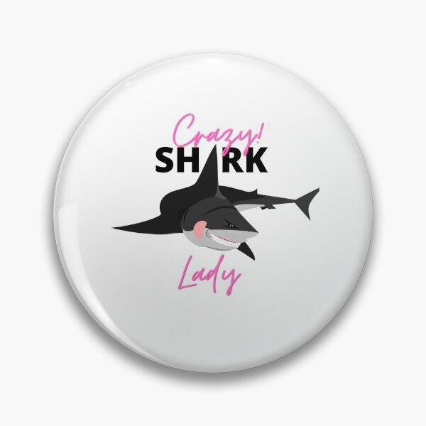 Item preview,  Crazy Shark Lady designed and sold by IZ-STAR.