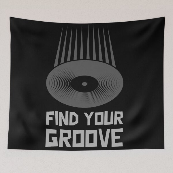 Item preview, Find your groove. Vinyl record graphic. designed and sold by JellyBeenzz.