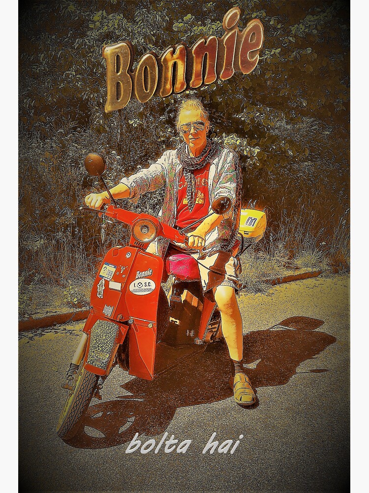 Thumbnail 3 of 3, Sticker, Bonnie bolta hai designed and sold by Janne-Hagnell.