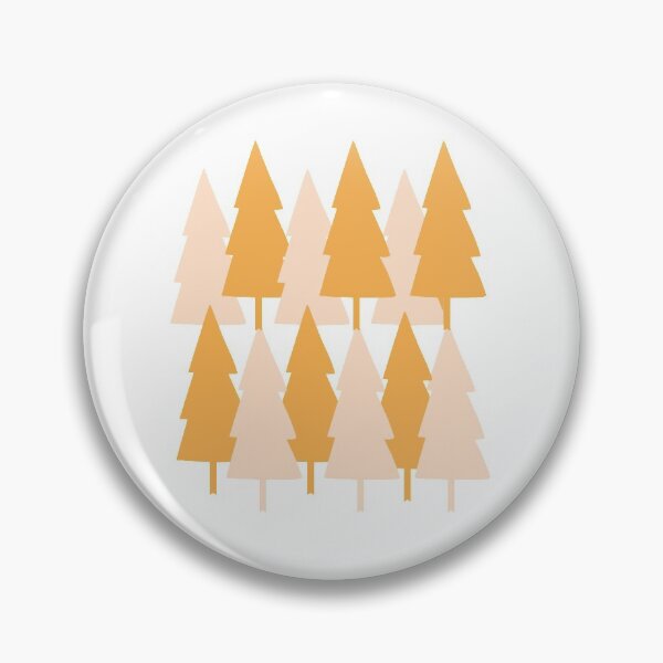 Item preview, Christmas Tree pattern in alternating pale pink and gold designed and sold by Rabbitti.
