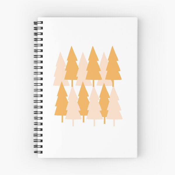 Item preview, Christmas Tree pattern in alternating pale pink and gold designed and sold by Rabbitti.