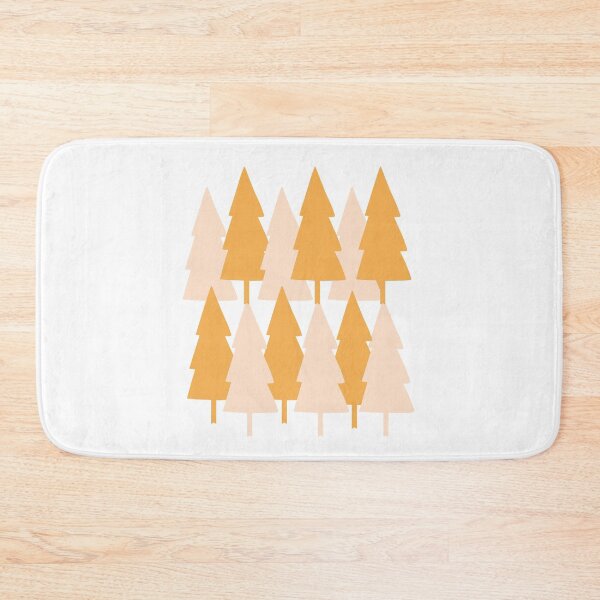 Item preview, Christmas Tree pattern in alternating pale pink and gold designed and sold by Rabbitti.