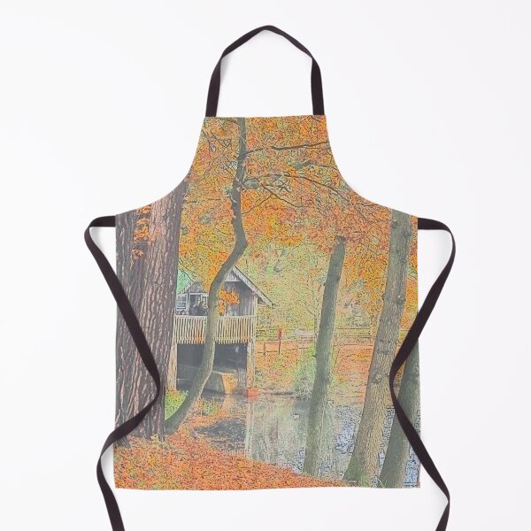 Item preview, Winkworth Arboretum Boathouse In Autumn designed and sold by NatureGo.