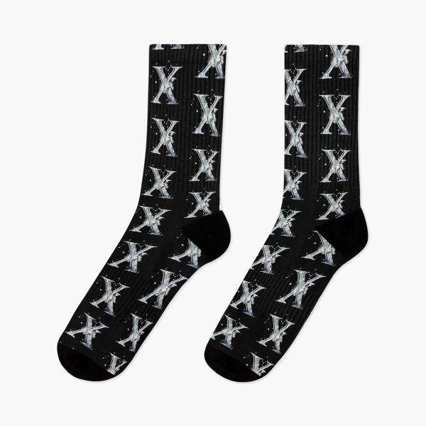 Item preview, Letter X Winter Snow designed and sold by Printedarts.