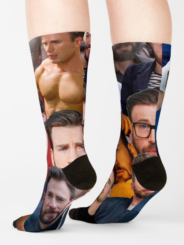 Chris Evans Photo Collage Socks For Sale By Jess 16 Redbubble 3363