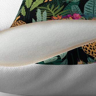 Alternate view of Tropical Cheetah Print Floor Pillow