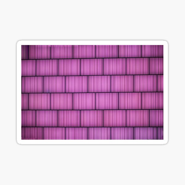 Purple Digital Bricks Sticker