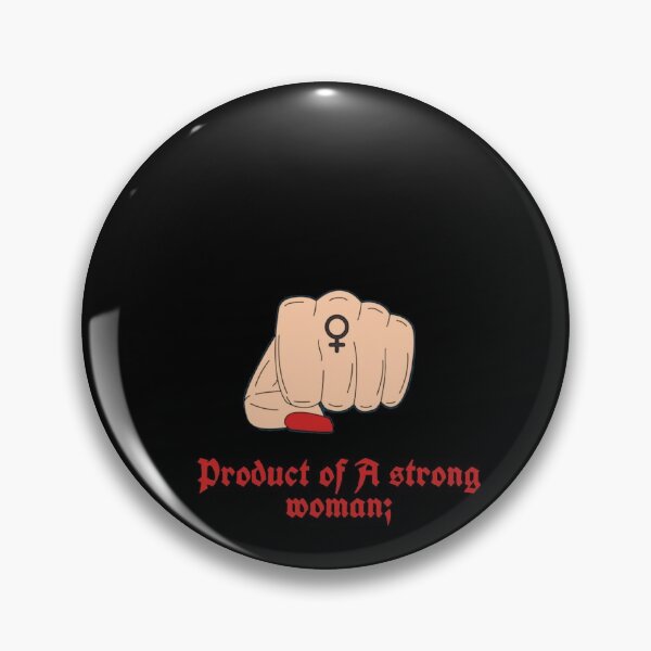 Item preview, Product of a strong woman. (Feminist quote)  designed and sold by Slangt-shirt.