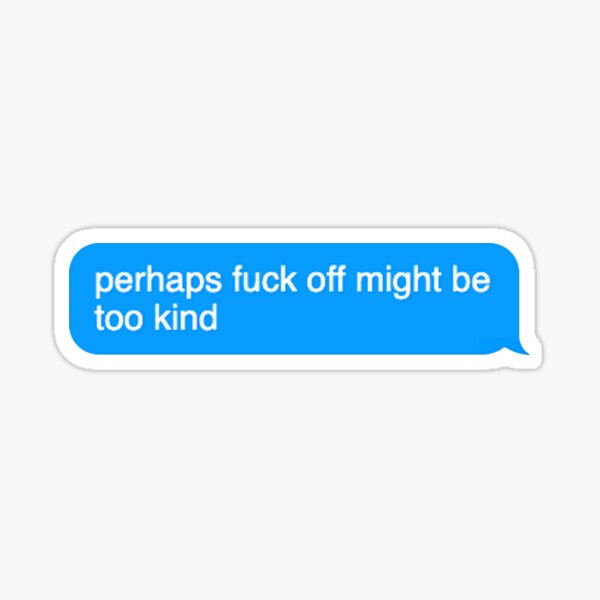 Arctic Monkeys Text Tu mir einen Gefallen Sticker