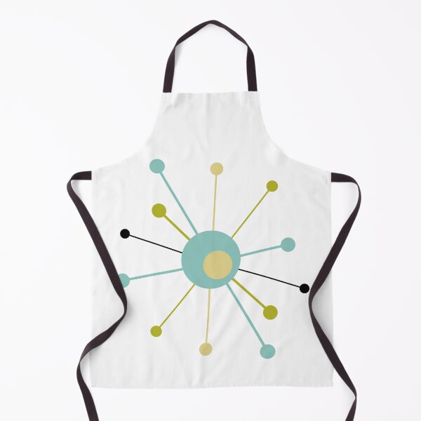 Item preview, Atomic Era Turquoise Green and Yellow Starburst designed and sold by Orchard Berry.