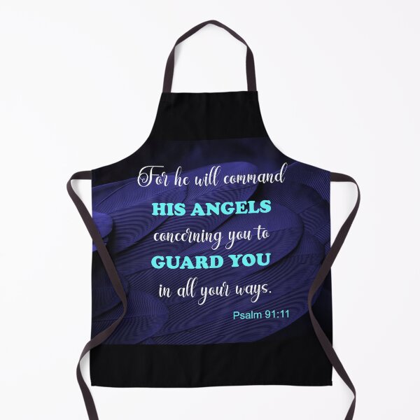 Item preview, His Angels Guard You - Psalm 91:11 - Blue Feather designed and sold by ittybittyowl.
