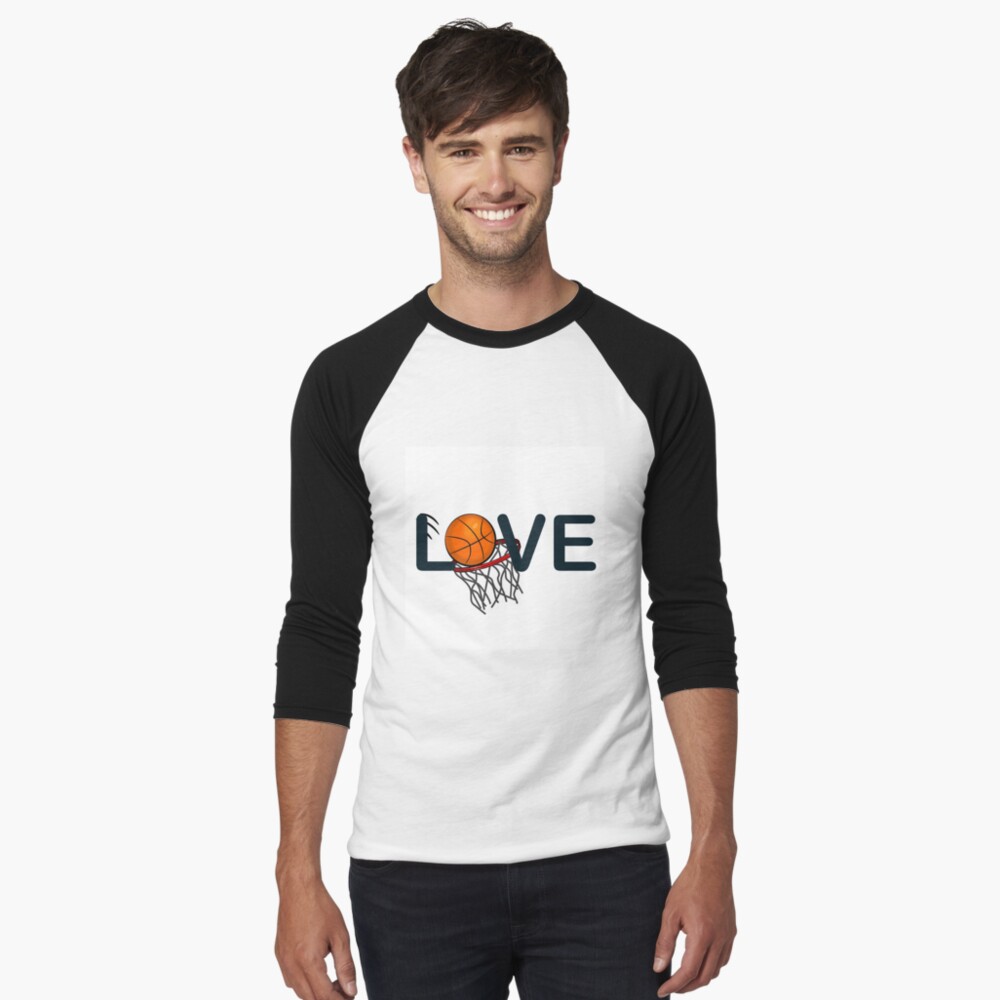 T-shirt Love Basketball - TenStickers