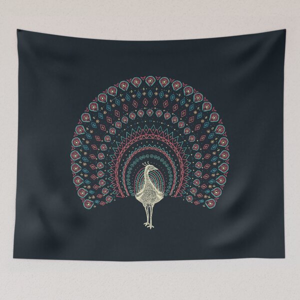 Item preview, The Neon Peacock designed and sold by Tobe Fonseca®.
