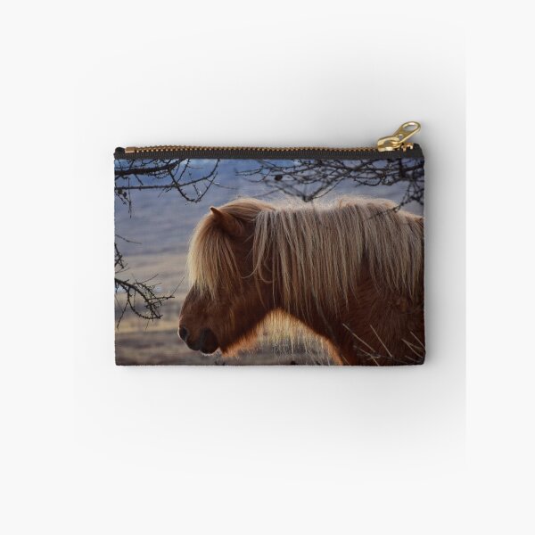 Item preview, Icelandic horse in the forest designed and sold by elisainiceland.