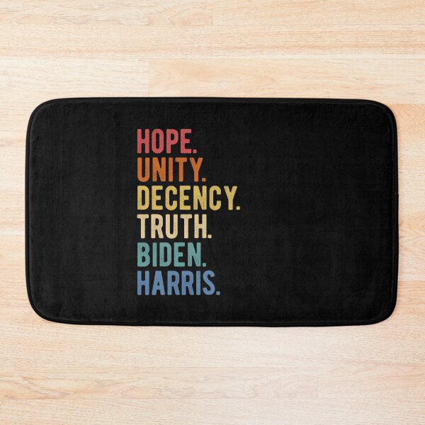 Item preview, Hope. Unity. Decency. Truth. Joe Biden. Kamala Harris. designed and sold by Ellie and Jack.