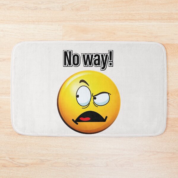 Item preview, "No Way!" Social media Emoji designed and sold by jfcreations.