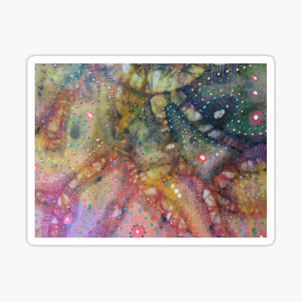 Batik Inspired Design 1 Sticker