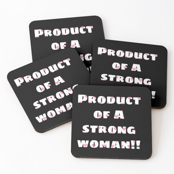 Item preview,  Product of a strong woman. (Feminist quote)  designed and sold by Slangt-shirt.