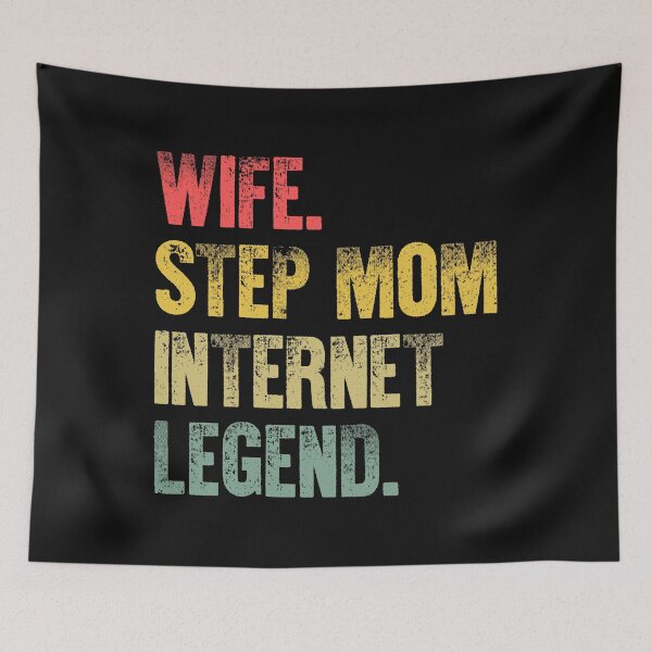 Item preview, Best Mother Women Funny Gift T Shirt Wife Step Mom Internet Legend designed and sold by Bendthetrend.