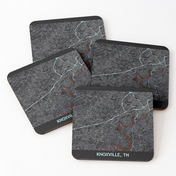 Item preview, Knoxville, TN Topographical Map Dark designed and sold by PGHPhotoCo.
