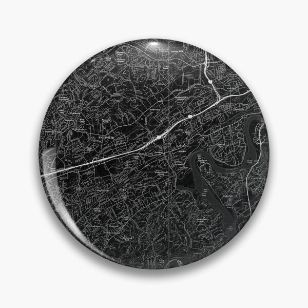 Item preview, Knoxville, TN Topographical Map Black designed and sold by PGHPhotoCo.