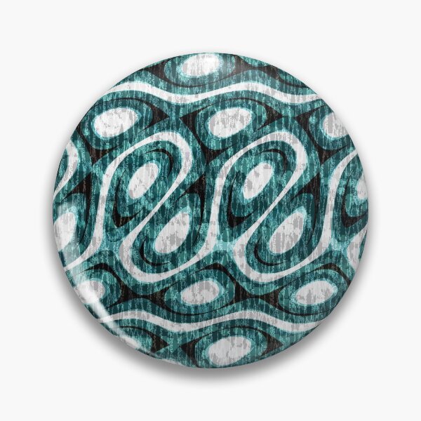 Item preview, Ebbs and Flows - Emerald Green Abstract Ocean Waves designed and sold by TextileInstinct.