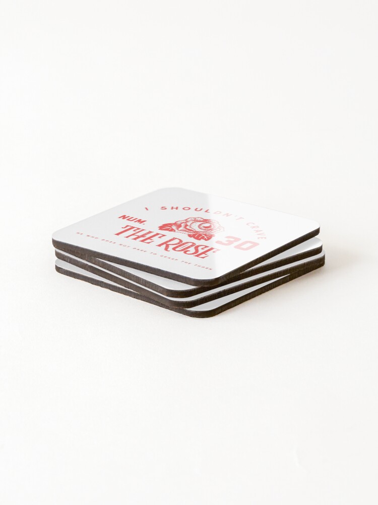 Thumbnail 4 of 5, Coasters (Set of 4), ▶ ️ ▶ ️ LA ROSA ✔️ designed and sold by KHAOTICSHOP.