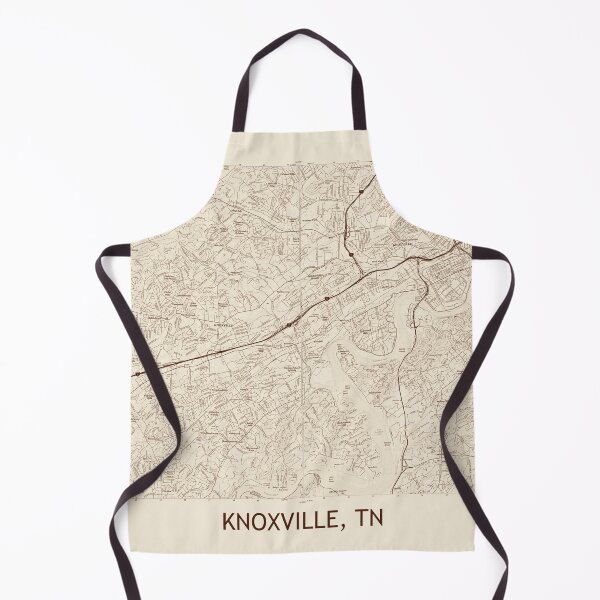 Item preview, Knoxville, TN Vintage Mapa topográfico designed and sold by PGHPhotoCo.