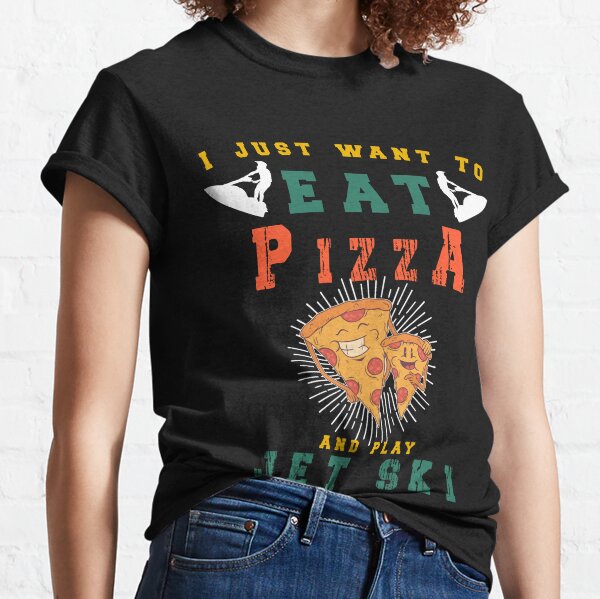 Zazzle Jet Pizza merch Classic T Shirt, Men's, Size: Adult S, Black